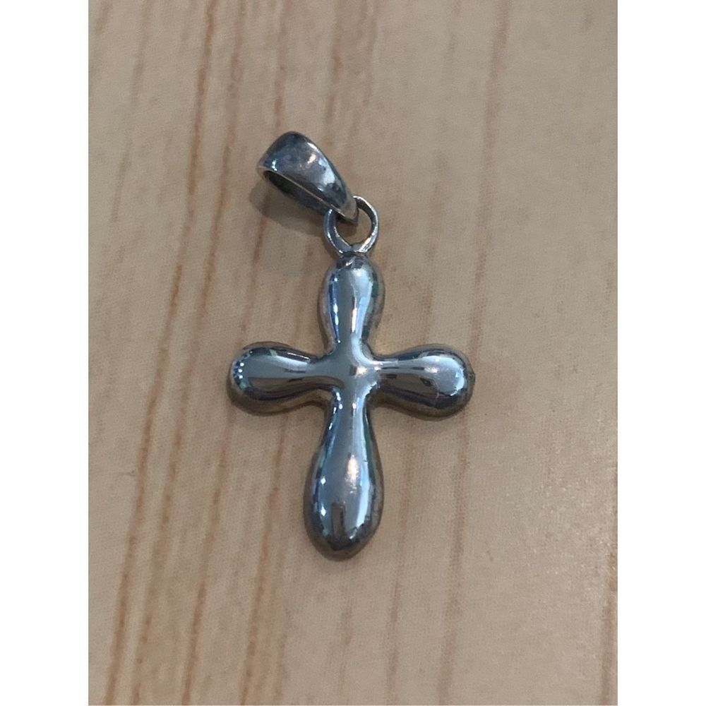 .925 Cross Sterling Silver Jewelry Charm